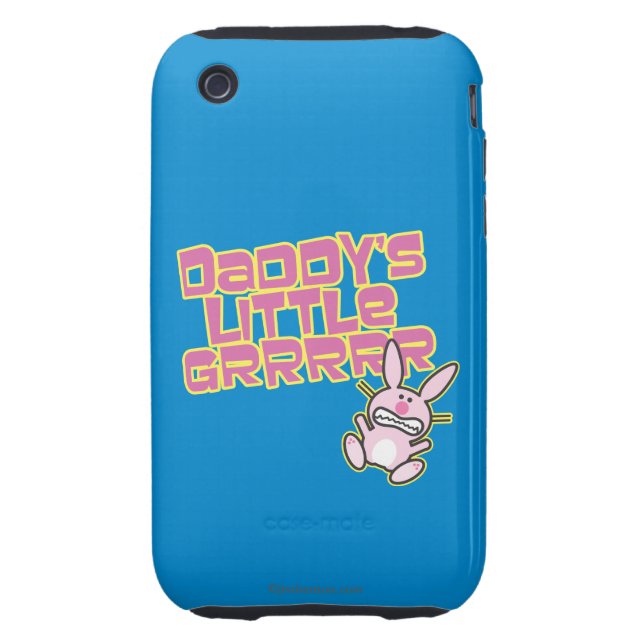 Daddy's Little Girl Tough iPhone 3 Cover (Back)