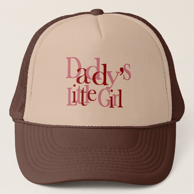 Daddy's Little Girl Trucker Hat (Front)