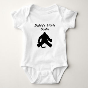 Daddy's Little Goalie Baby Bodysuit