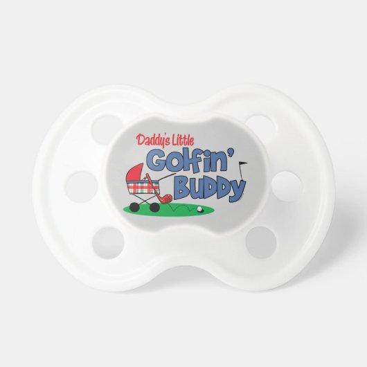 Daddy's Little Golfin' Buddy Pacifier (Front)