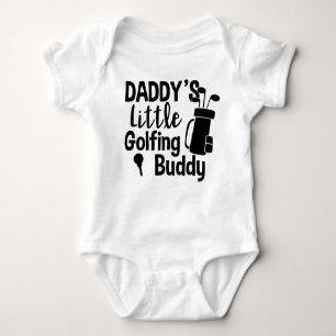 Daddy's Little Golfing Buddy Baby Bodysuit