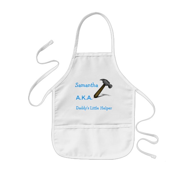 Daddy's Little Helper Apron - Personalized (Front)