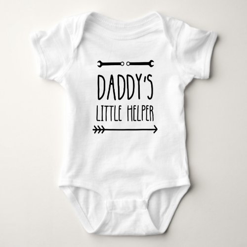 Daddys little helper  baby bodysuit