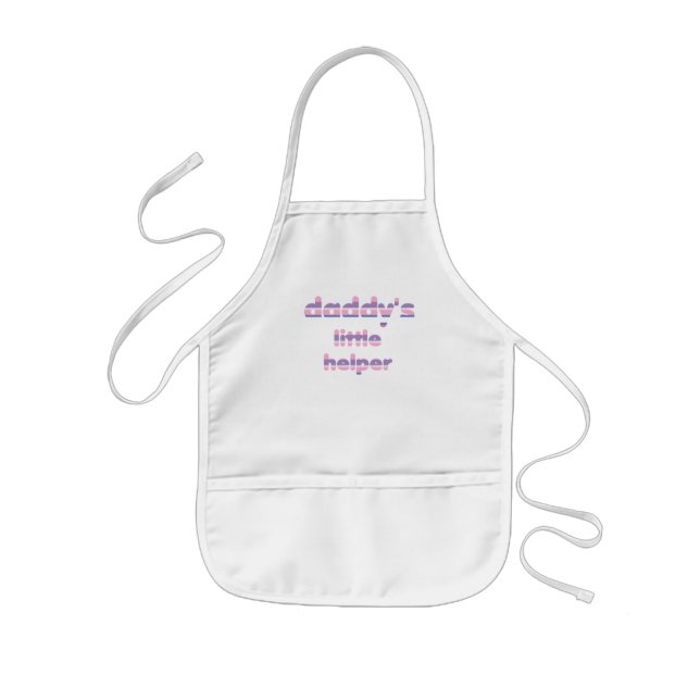 Daddy's Little Helper Kids' Apron (Front)