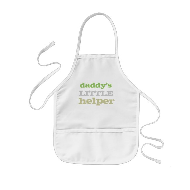 daddy's little helper kids apron unisex boy girl