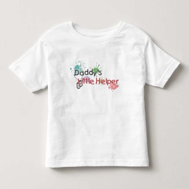 Daddy's Little Helper Toddler T-shirt (Front)