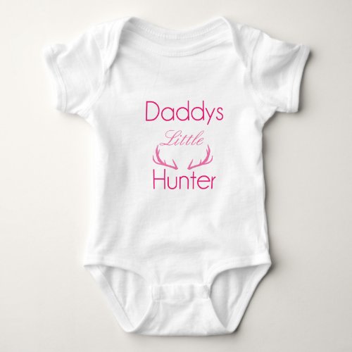 Daddys Little Hunter Infant creeper Little girl