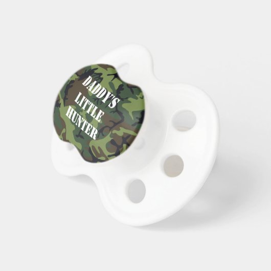 Daddy's little hunter pacifier (Front Right)