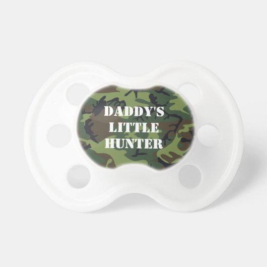 Daddy's little hunter pacifier (Front)
