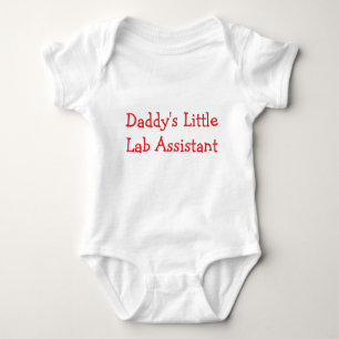 Daddy's Little Lab Assistant Baby Bodysuit