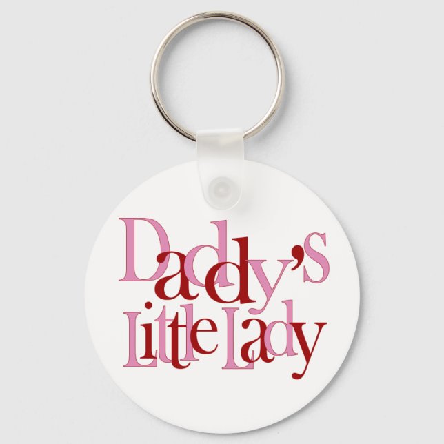 Daddy's little lady 2 keychain (Front)