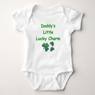 Daddy's Little Lucky Charm Baby Bodysuit