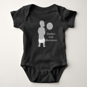 Daddy's little Marksman Baby Bodysuit