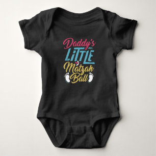Daddy's Little Matzah Ball Baby Bodysuit