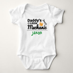 mechanic baby onesie