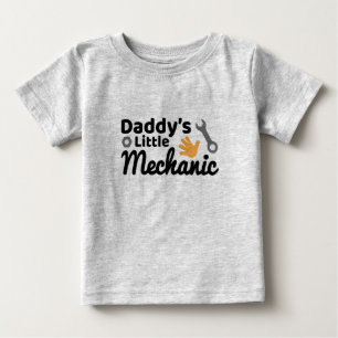Daddy's little mechanic baby T-Shirt