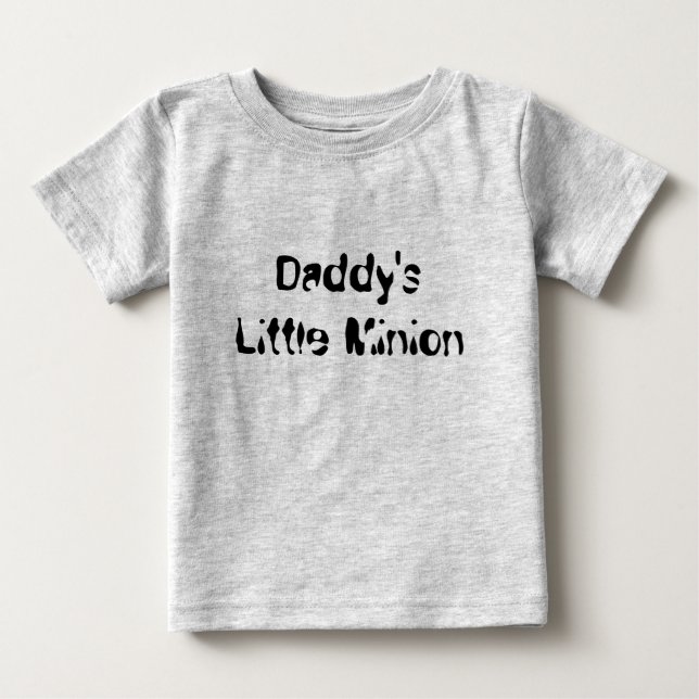Daddy's Little Minion Baby T-Shirt (Front)