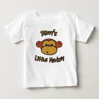 Daddy's Little Monkey Baby T-Shirt