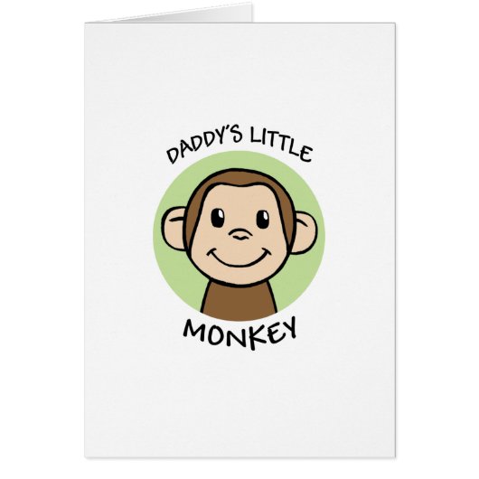 Daddy's Little Monkey Cards (Front)