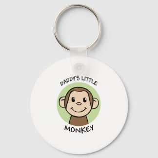 Daddy's Little Monkey Keychain