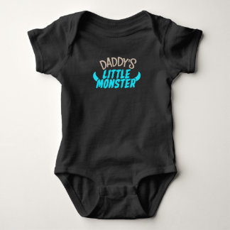 Daddy's Little Monster Cute Adorable Clothing For Baby Bodysuit