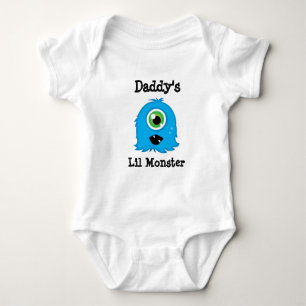 Daddy's Little Monster Jumpsuit Baby Bodysuit