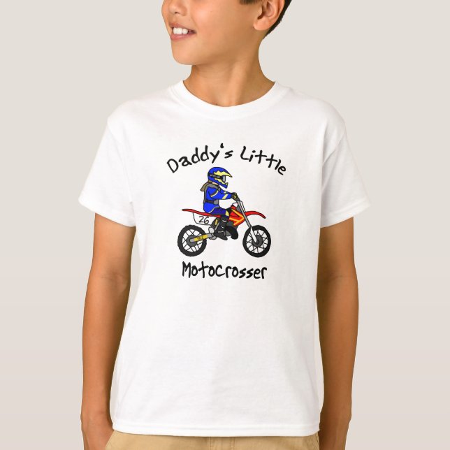 Daddy's Little Motocrosser TeeShirt (Girl) T-Shirt (Front)