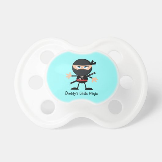 Daddy's Little Ninja Pacifier (Front)