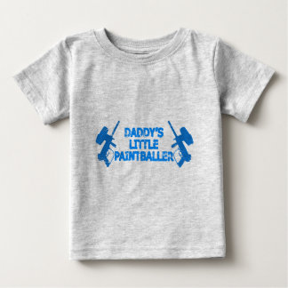 Daddy's Little Paintballer Baby T-Shirt