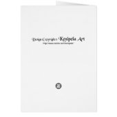 Daddy's Little Peanut Card (Back)