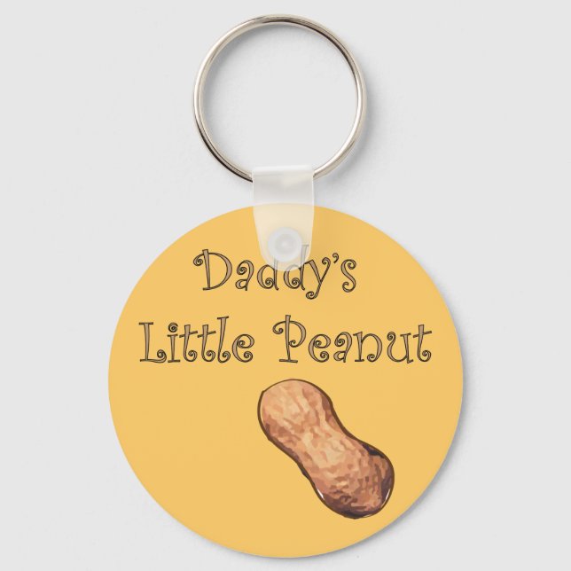 Daddy's Little Peanut Keychain (Front)