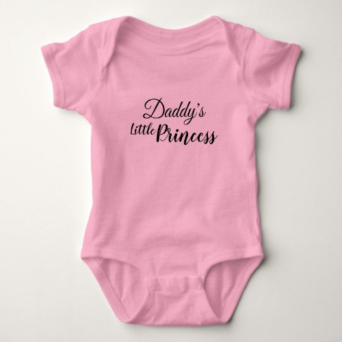 Daddys little Princess baby bodysuit