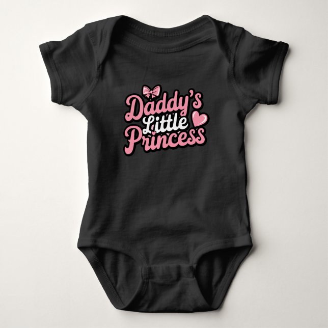 Daddy's Little Princess  Baby Bodysuit (Front)