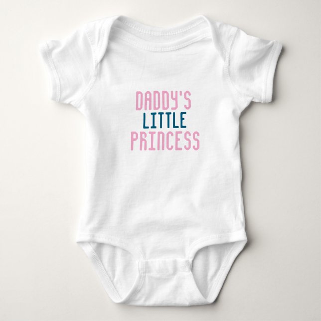 "Daddy's Little Princess"  Baby Bodysuit (Front)