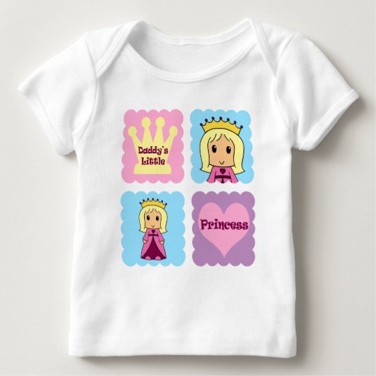 Daddy's Little Princess Baby T-Shirt