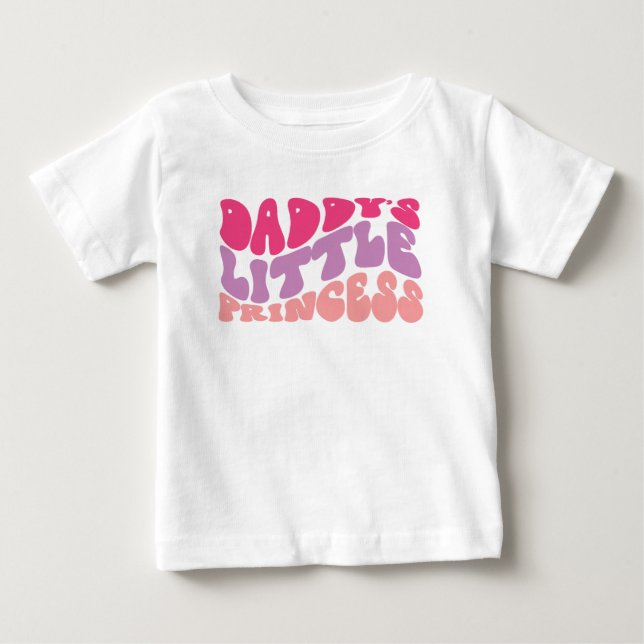 Daddys little princess baby T-Shirt (Front)
