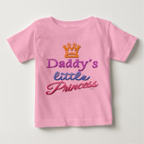 Daddys Little Princess Baby Toddler T_Shirt