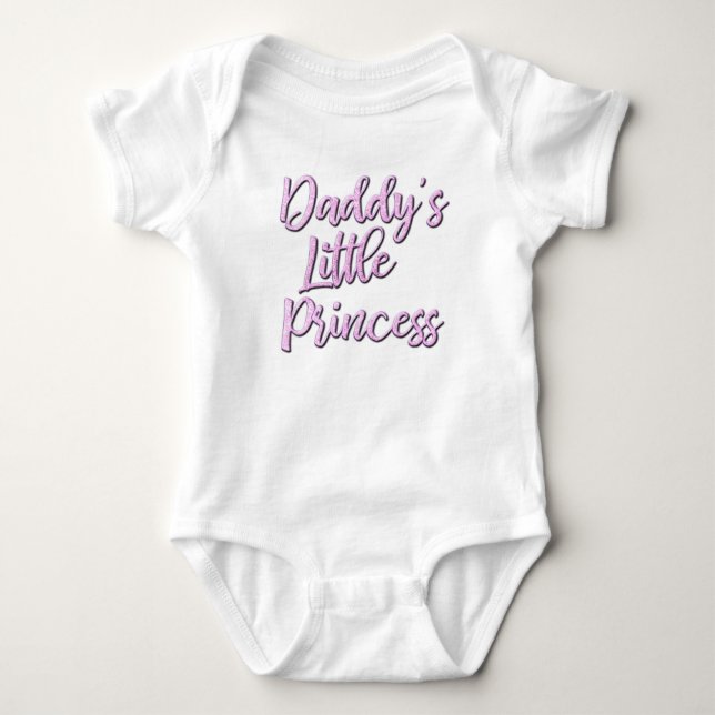 Daddy's Little Princess bodysuit for baby (Front)