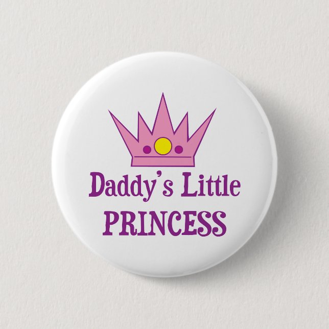 Daddys Little Princess Button (Front)