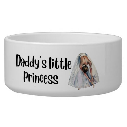Daddys little Princess _ dogs and cats bowl