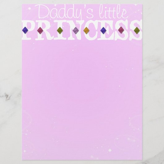 Daddy's Little Princess Letterhead (Front)