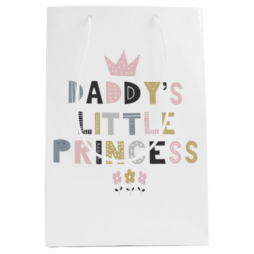 Daddys Little Princess Medium Gift Bag