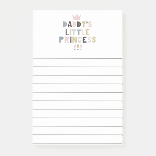 Daddys Little Princess Post_it Notes