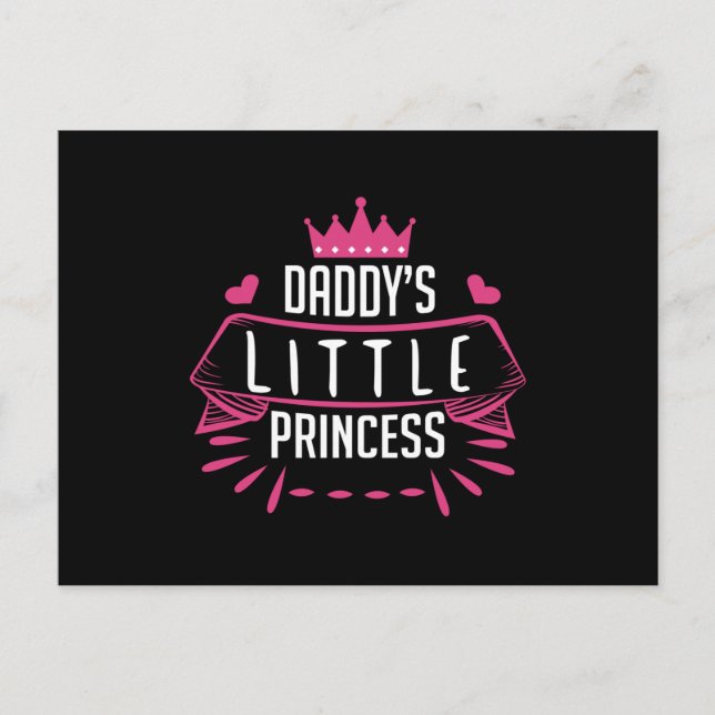 Daddys Little Princess Postcard (Front)