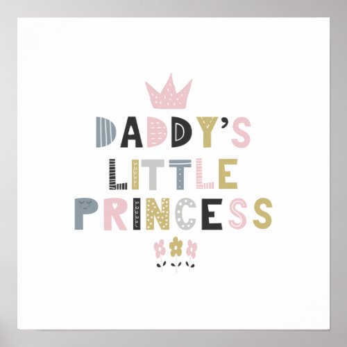 Daddys Little Princess Poster