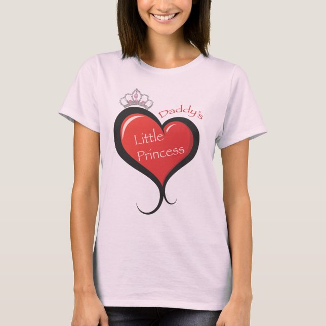 Daddys Little Princess T-Shirt (Front)