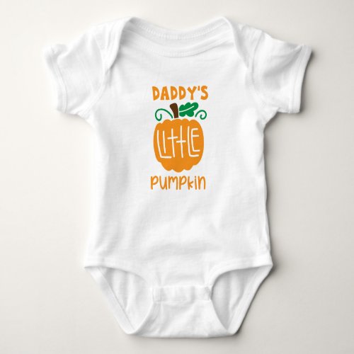 Daddys Little Pumpkin Baby Bodysuit