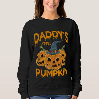 Daddys Little Pumpkin Baby Shower Sweatshirt