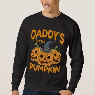 Daddys Little Pumpkin Baby Shower Sweatshirt