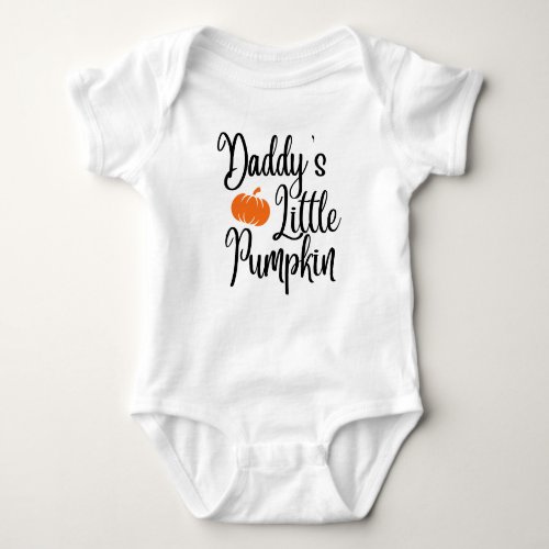 Daddys Little Pumpkin _ Fall Vibes _ Halloween Baby Bodysuit